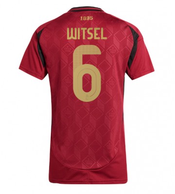 Belgien Axel Witsel #6 Hjemmebanetrøje Dame EM 2024 Kort ærmer